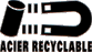 Logo recyclage acier