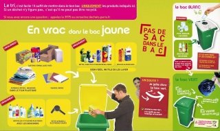 En vrac dans le bac jaune